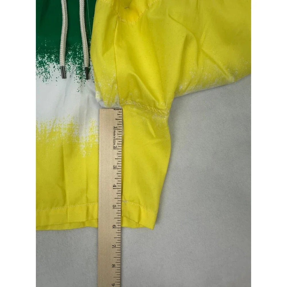 Polo Ralph Lauren Wellness Club Swim Trunks Mens XL Yellow Ombre NWT Recycled